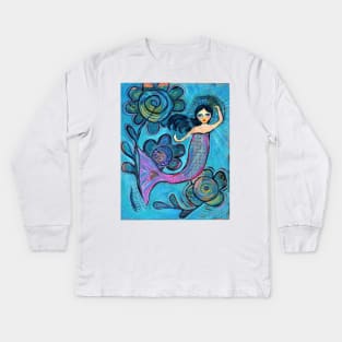 Mermaid Kids Long Sleeve T-Shirt